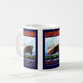 Lloyd Sabaudo ~ Conte Biancamano Kaffeetasse (Vorderseite Links)