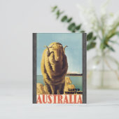 Lloyd Triesting Australien, Vintage Postkarte (Stehend Vorderseite)