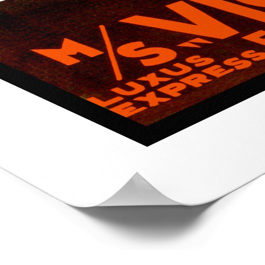 Lloyd Triestino ms Victoria Poster (Ecke)