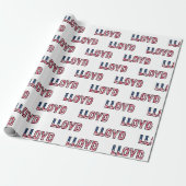 Lloyd Vorname Name USA US Geschenkpapier Papier (Ungerollt)