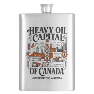 Lloydminster Alberta Schwerölhauptstadt Kanadas Flachmann