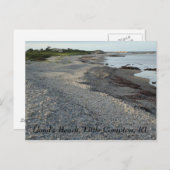 Lloyd's Beach, Little Compton, RI Postkarte (Vorne/Hinten)