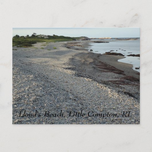 Lloyd's Beach, Little Compton, RI Postkarte (Vorderseite)
