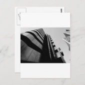 Lloyds Gebäude schwarz und weiß Postkarte (Vorne/Hinten)