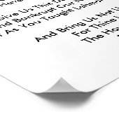 Lloyd's Gebet Poster (Ecke)