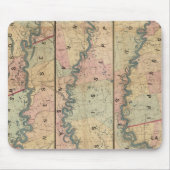 Lloyd's Karte des Unteren Mississippi Mousepad (Vorne)