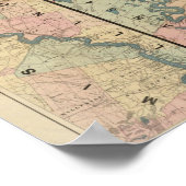 Lloyd's Karte des Unteren Mississippi Poster (Ecke)