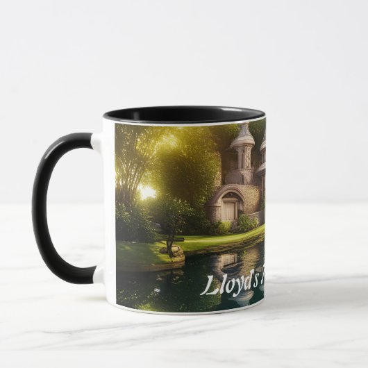Lloyd's Morning Tee Personalisiert anpassbar Tasse (Links)