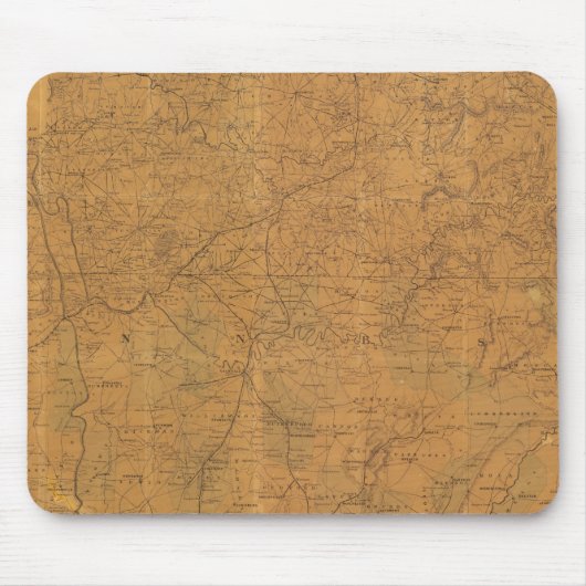 Lloyds offizielle Karte des Staat von Tennessee Mousepad (Vorne)