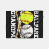 Llpark Grandpa Softll Sell Llers Father's Day  Fleecedecke (Vorderseite (Horizontal))