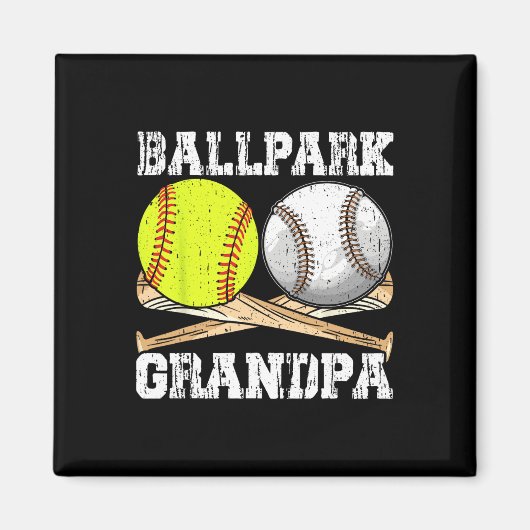 Llpark Grandpa Softll Sell Llers Father's Day  Magnet (Vorne)