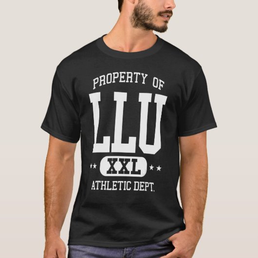 LLU Retro Athletic Property Dept T-Shirt (Vorderseite)