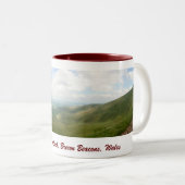 Llyn Cwm Llwch Brecon erleuchtet Tasse 2 (VorderseiteRechts)