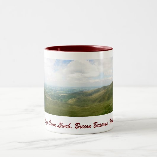 Llyn Cwm Llwch Brecon erleuchtet Tasse 2 (Mittel)
