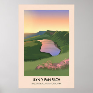 Llyn y Fan Fach Brecon-Beacons-Nationalpark Wales Poster