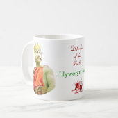 Llywelyn Fawr Verteidiger der Reich-Reihe Kaffeetasse (Vorderseite Links)