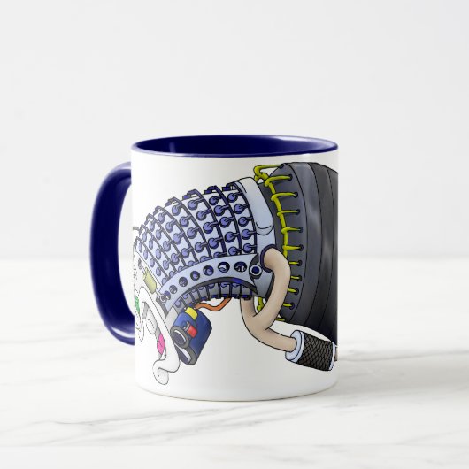 LM2500 Logo-Kaffee-Tasse Tasse (Vorderseite Links)