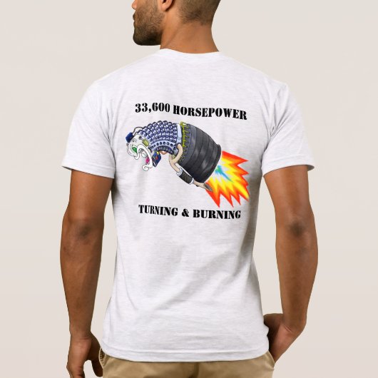 LM2500 mit 30 k HP/T&B Kontur Lght Clr. T-Shirt (Rückseite)