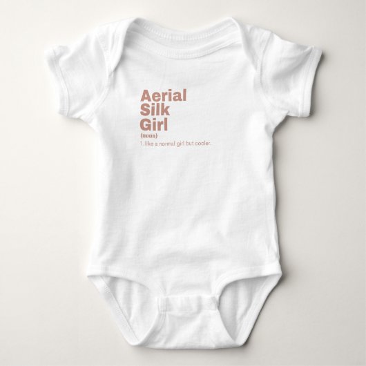 lm Girl - Luftseide Baby Strampler (Vorderseite)