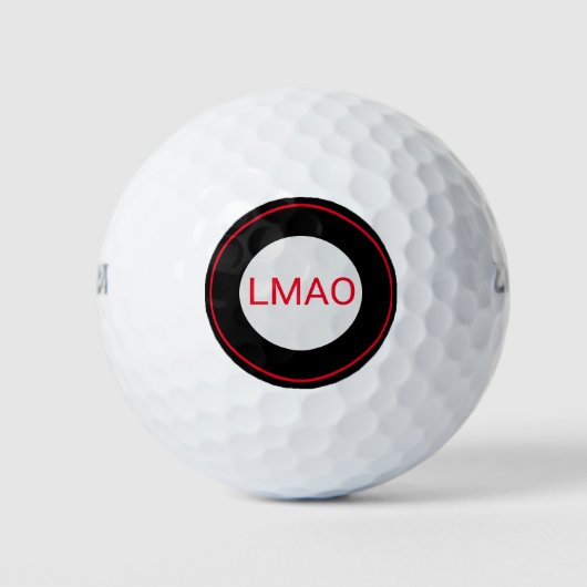LMAO Humour Golf Ball (Vorderseite)