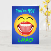 LMAO individuell anpassbare Alterskarte Karte (Gelbe Blume)