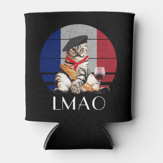 LMAO Le Meow French Cat Dosenkühler (Vorderseite)