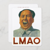 LMAO-Party Einladungen (Vorne/Hinten)