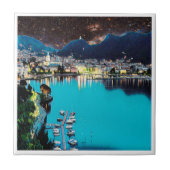 LMD001 COMO - See - Lombardei - Italien, Fliese (Vorderseite)