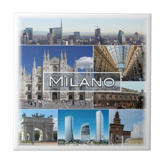 LMD004 MAILAND, Mailand, Kathedrale, Fliese (Vorderseite)