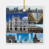 LMD004 MAILAND, Mailand, Kathedrale, Keramikornament (Rückseite)