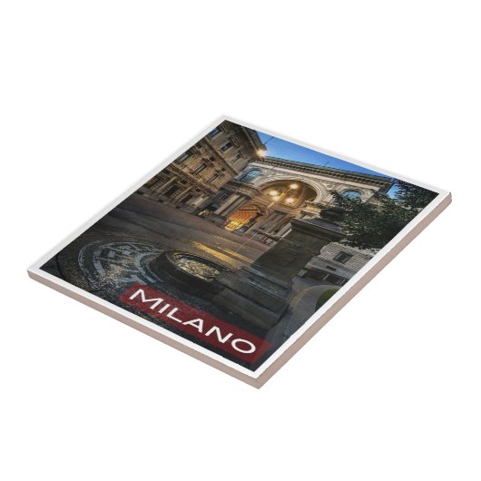 LMD005 MILAN Galleria Vittorio Emanuele, Fliese (Seite)