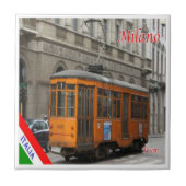 LMD007 MAILAND TRAM line 1, Italien, Fliese (Vorderseite)