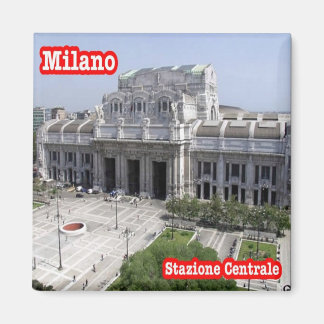 LMD010 MAILAND Hauptbahnhof Bahnhof Italien, Kühls Magnet