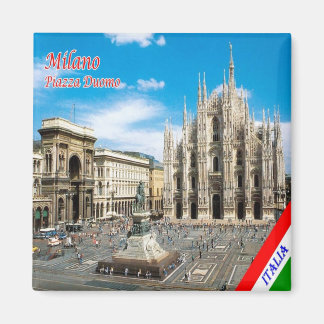 LMD011 MAILAND, Piazza del Duomo Kathedrale, Kühls Magnet