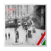 LMD012 MAILAND, Piazza Duomo, Dom, Fliese (Vorderseite)
