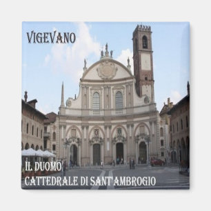 LMD025 VIGEVANO, Kathedrale St. Ambrogio, Kühlschr Magnet
