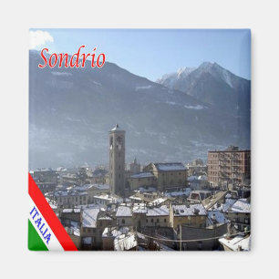 LMD037 SONDRIO, Lombardei, Italien, Kühlschrank Magnet