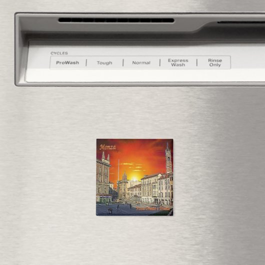 LMD055 MONZA, Piazza Trento e Trieste, Kühlschrank Magnet (In Situ (Geschirrspüler))