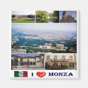 LMD056 MONZA I Liebe, Mosaik, Kühlschrank Magnet