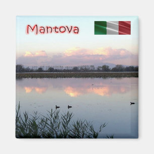 LMD060 MANTOVA, Vision Herbst, Italien, Kühlschran Magnet