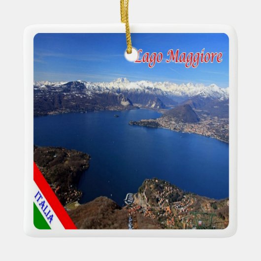 LMD077 LAKE MAGGIORE, Italien, Keramikornament (Vorderseite)