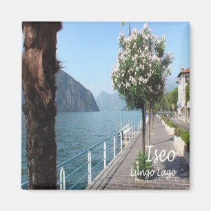 LMD080 ISEO, Promenade, Italien, Kühlschrank Magnet