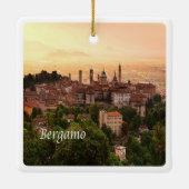 LMD111 BERGAMO Sonnenaufgang, Lombardei, Italien, Keramikornament (Rückseite)