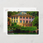 LMD116 CLOONEY-VILLA Laglio Lake Como, Postkarte (Vorne/Hinten)