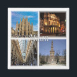 LMD117-MAILAND-Mosaik, Lombardei, Italien, Kühlsch Magnet<br><div class="desc">Hier finden Sie das Andenken Ihres Urlaubs. Diese Kategorie enthält Kühlschrankmagnet von vielen Standorten in Europa. (LMD117 MILAN-Mosaik, Lombardei, Italien, Kühlschrankmagnet). Erleben Sie Freunde und Verwandte mit den einzigartigen Souvenirs von Ihrer großartigen Reise. Probier uns! #LeoPepeDesign - milan vittorio emanuele gallery, frattanza schloss theater la scala, piazza del duomo kathedral...</div>