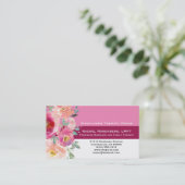 LMFT Lizenz Ehe- und Familientherapeut Rosa Visitenkarte (Stehend Vorderseite)