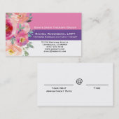 LMFT lizenzierte Ehe- und Familientherapeutin Visitenkarte (Vorne/Hinten)