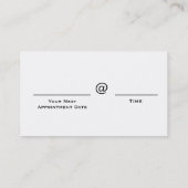 LMFT lizenzierte Ehe- und Familientherapeutin Visitenkarte (Rückseite)