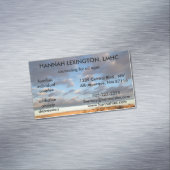 LMHC Ratgeber-Magnet, Vernetzung annoncierend Magnetische Visitenkarte (Beispiel)