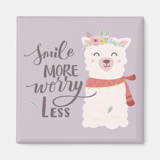 Lmile More Llama Magnet (Vorne)